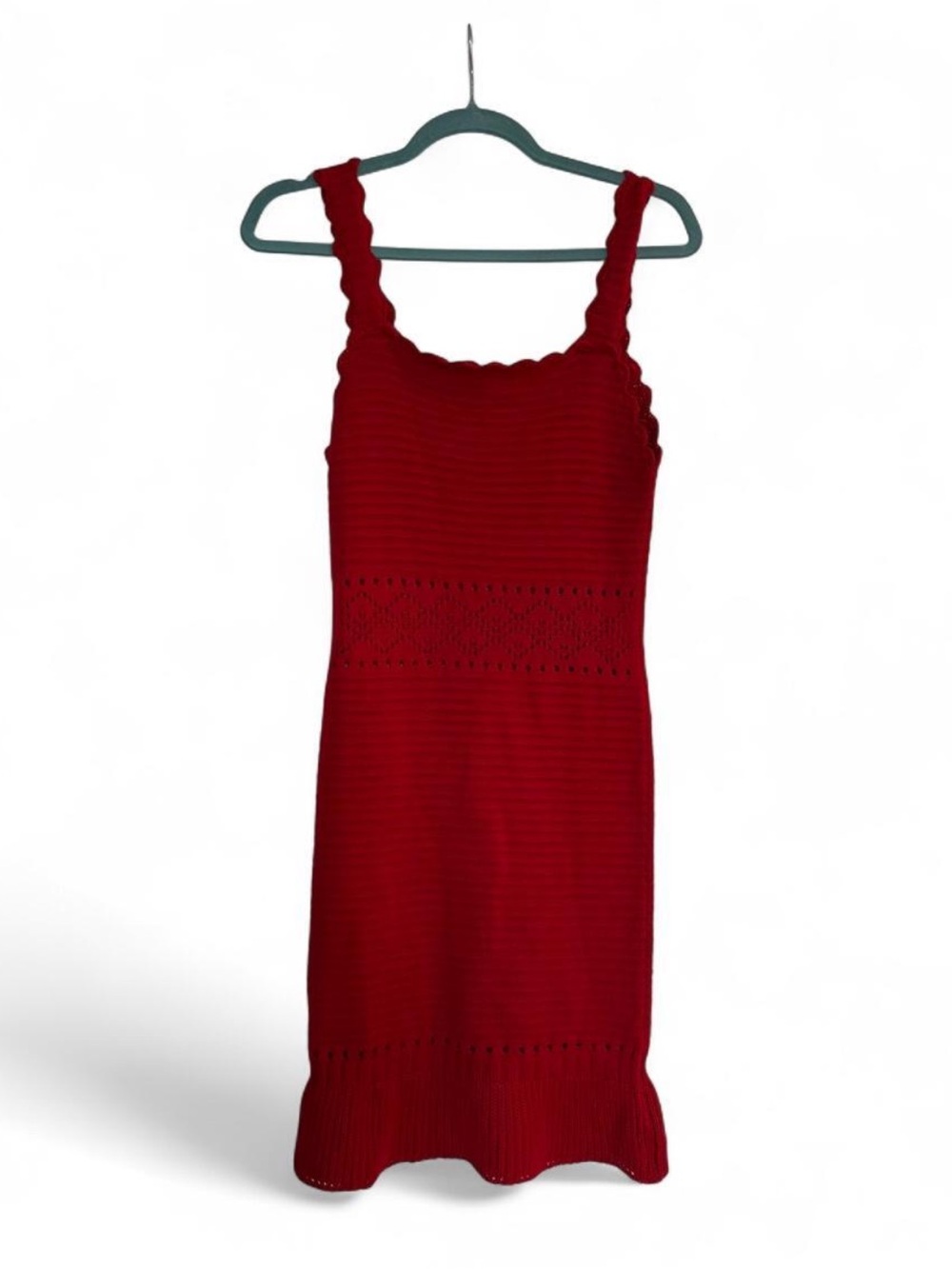 Peixoto Red Knit Tank Dress - Women's Sleeveless Summer Dress